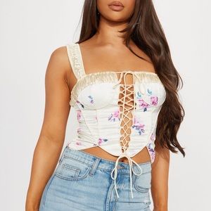 New corset top size large